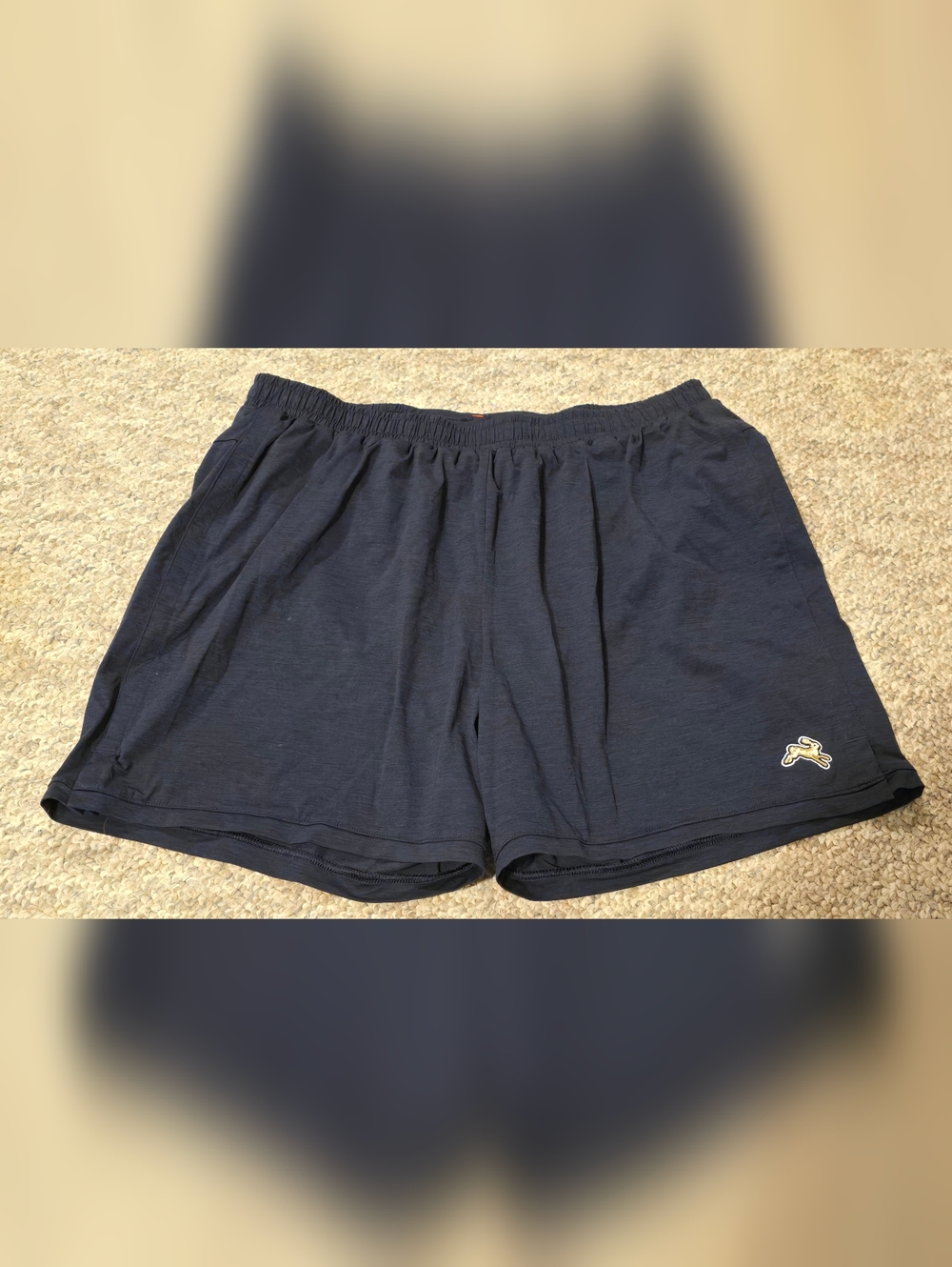 *** Tracksmith Session Men's 5 Inch Shorts Navy Blue Large ***